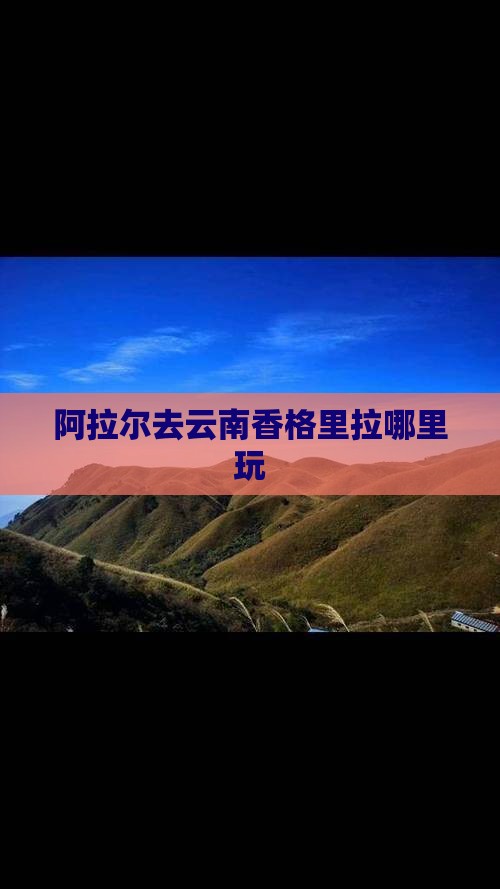 阿拉尔去云南香格里拉哪里玩