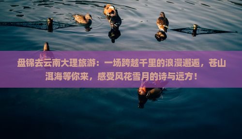 盘锦去云南大理旅游