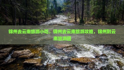 锦州去云南旅游小吃