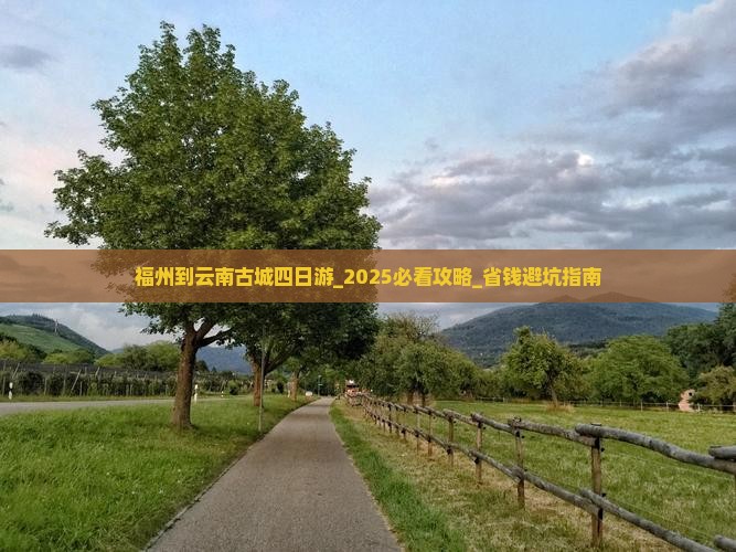 福州到云南古城四日游