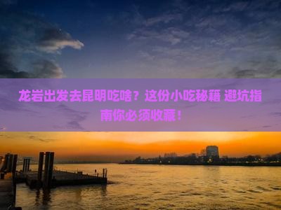 龙岩去云南昆明旅游小吃