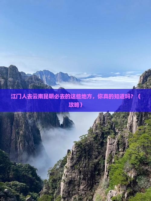 江门去云南昆明必去地
