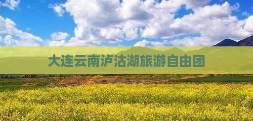 大连去云南泸沽湖自由团