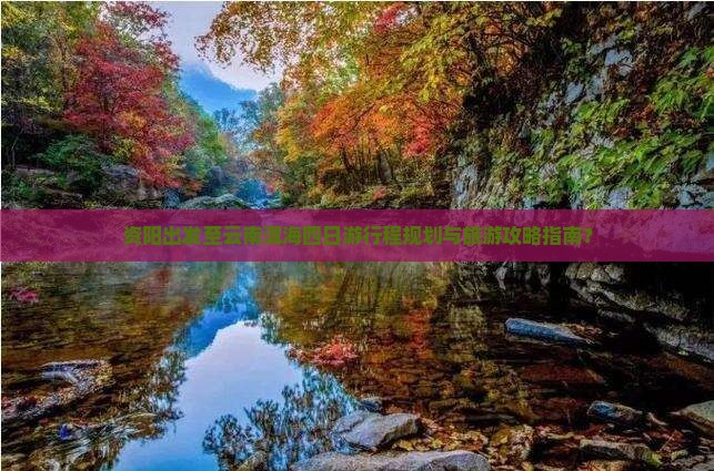 资阳出发至云南洱海四日游行程规划与旅游攻略指南？