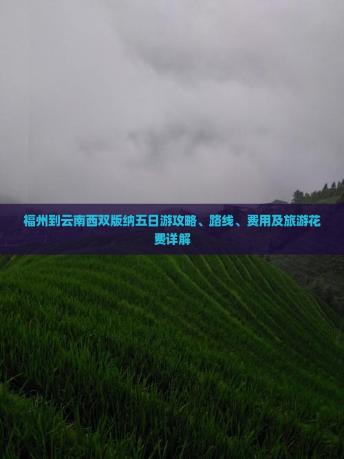 福州到云南西双版纳五日游