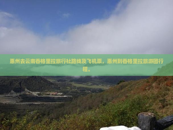惠州去云南香格里拉旅行社