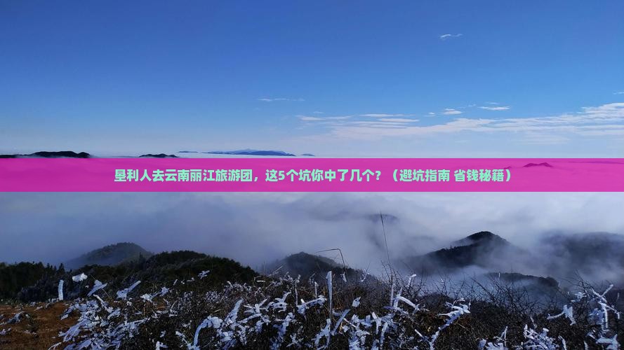 垦利去云南丽江大型旅游团