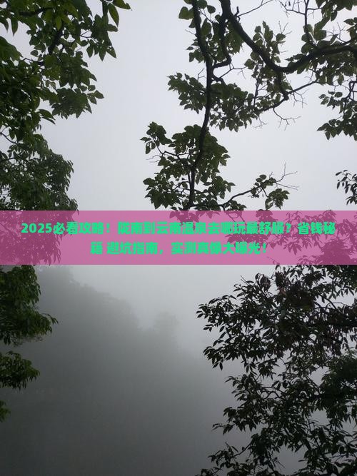 陇南到云南温泉哪里玩 陇南到云南温泉哪里玩
