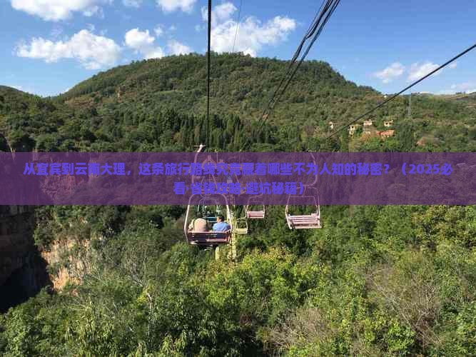 宜宾到云南大理旅行社