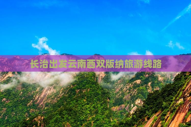 长治去云南西双版纳旅行社