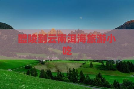 醴陵到云南洱海旅游小吃