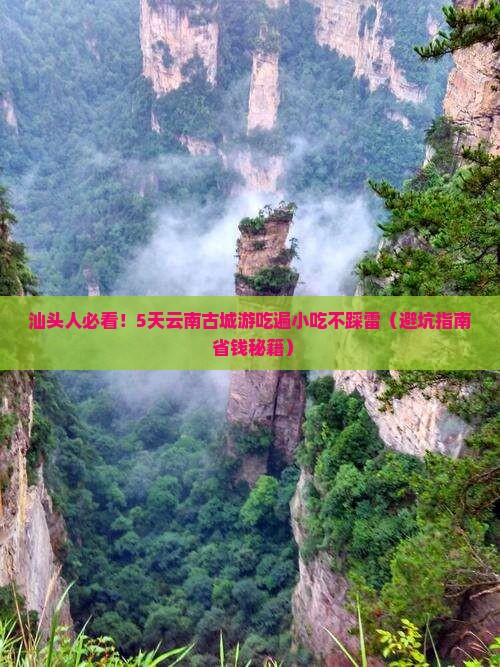 汕头去云南古城旅游小吃