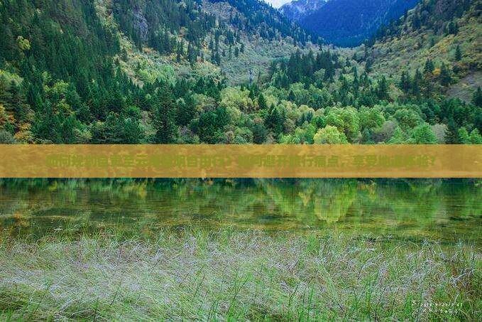 如何规划自贡至云南昆明自由行？如何避开旅行痛点，享受地道体验？