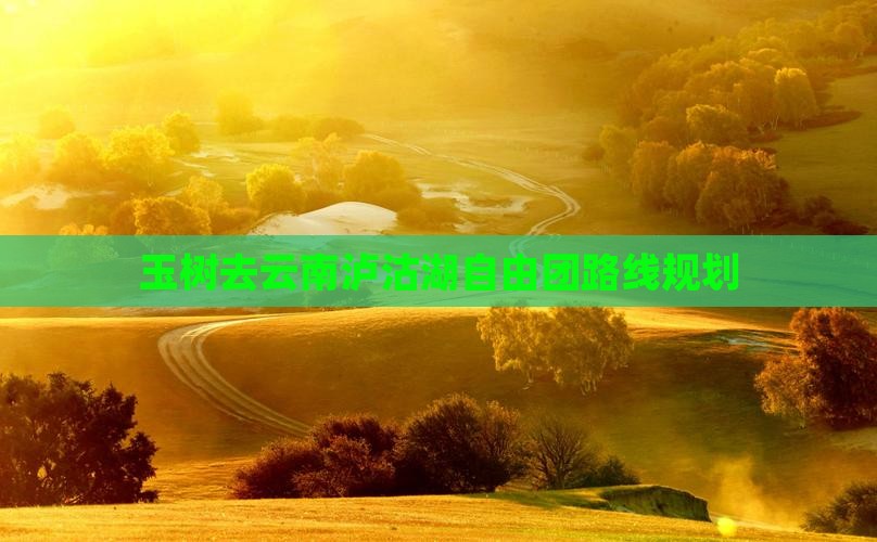 玉树去云南泸沽湖自由团路线规划