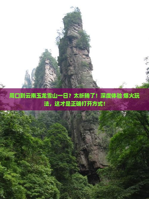 周口到云南玉龙雪山一日
