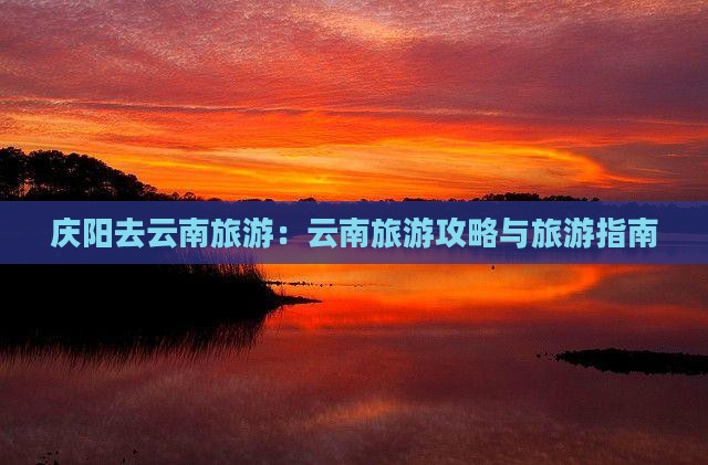 庆阳去云南旅游