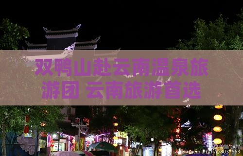 双鸭山去云南温泉大型旅游团