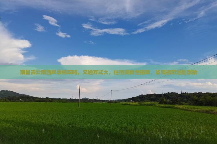 南昌去云南西双版纳攻略