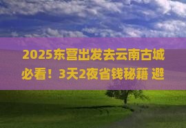 东营去云南古城攻略