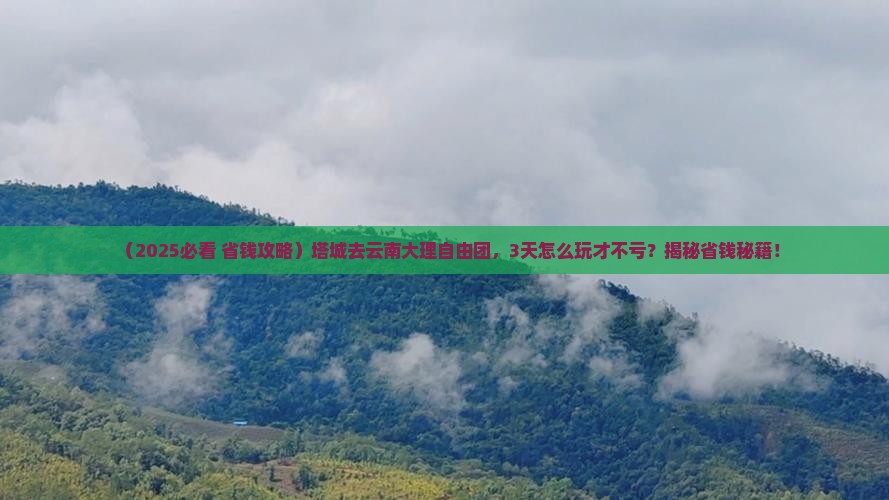 塔城去云南大理自由团 塔城去云南大理自由团