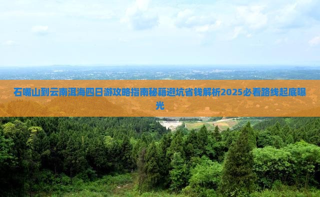 石嘴山到云南洱海四日游