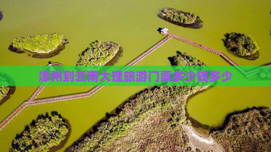 漳州到云南大理门票
