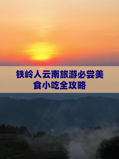 铁岭人云南旅游必尝美食小吃全攻略