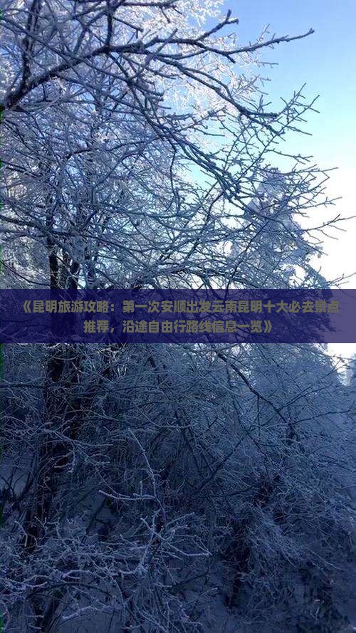 《昆明旅游攻略：第一次安顺出发云南昆明十大必去景点推荐，沿途自由行路线信息一览》