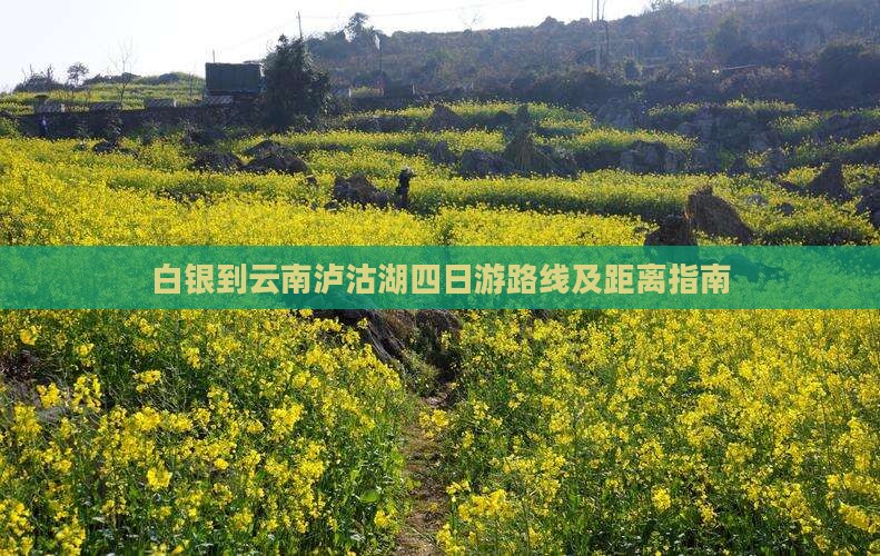 白银到云南泸沽湖四日游路线及距离指南