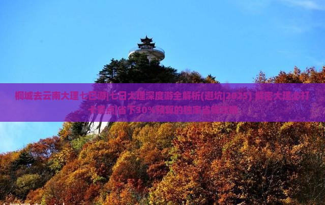 桐城去云南大理七日游