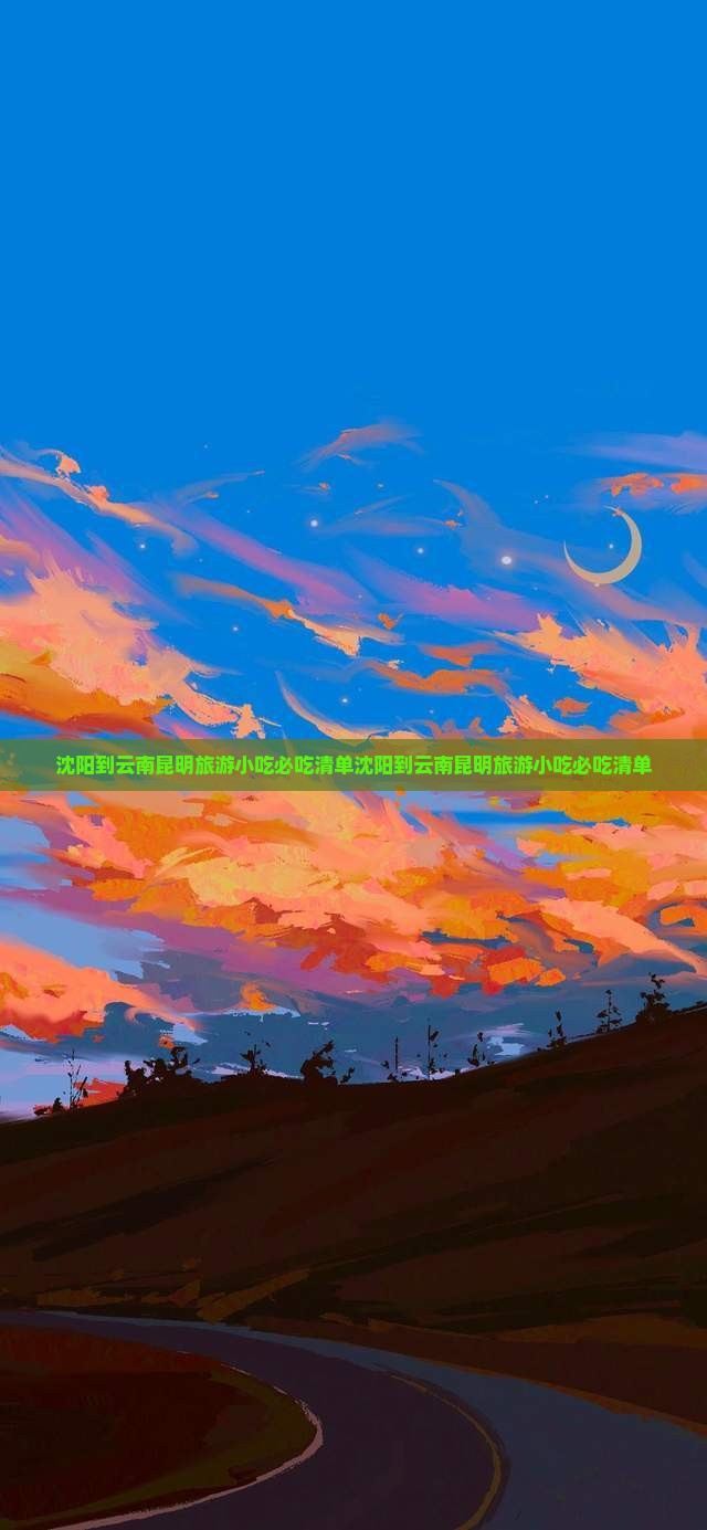 沈阳到云南昆明旅游小吃