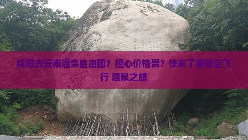 咸阳去云南温泉自由团？担心价格贵？快来了解低空飞行+温泉之旅
