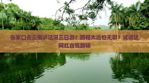 张家口去云南泸沽湖三日游？路程太远怕无聊？试试这网红自驾路稀
