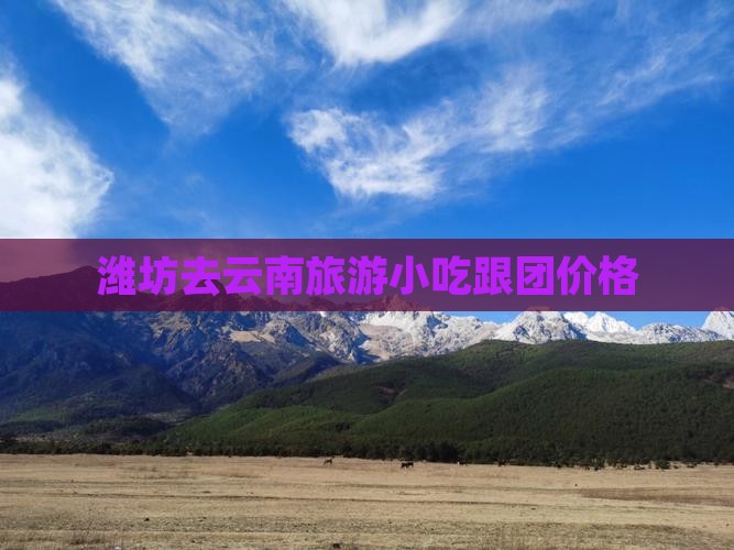潍坊去云南旅游小吃跟团价格