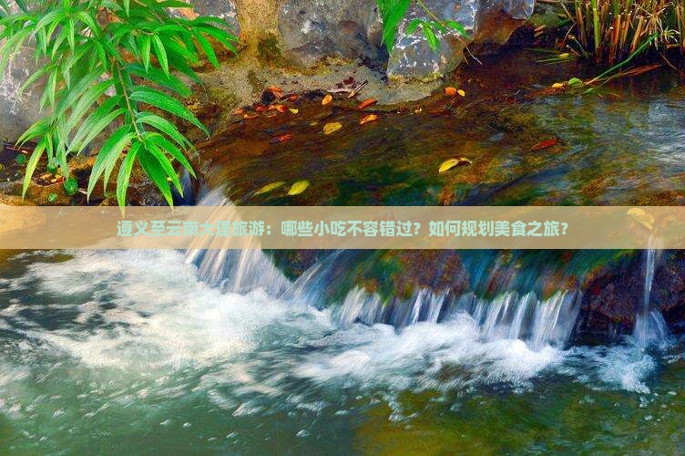 遵义至云南大理旅游：哪些小吃不容错过？如何规划美食之旅？