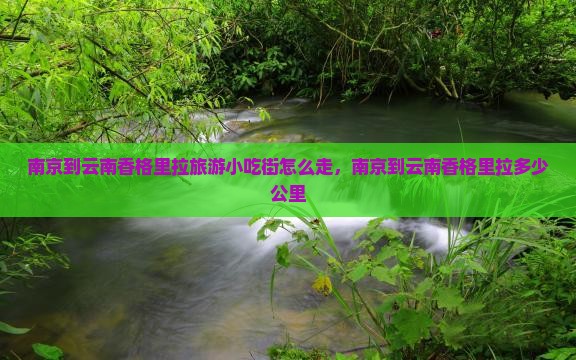 南京到云南香格里拉旅游小吃