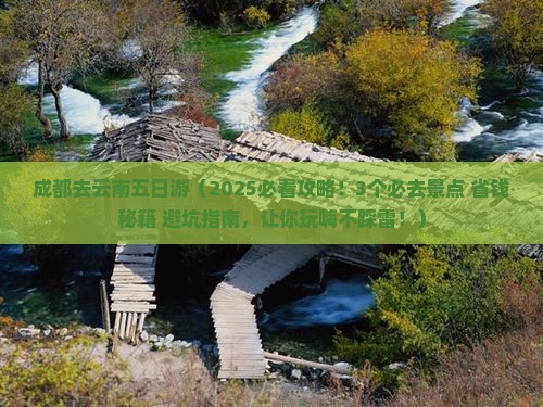 成都去云南五日游