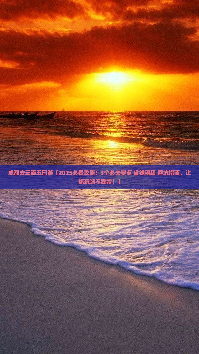 成都去云南五日游