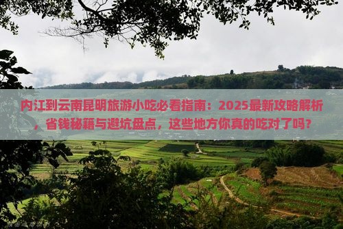 内江到云南昆明旅游小吃