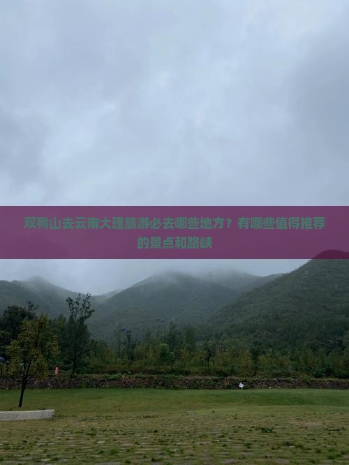 双鸭山去云南大理旅游必去哪些地方？有哪些值得推荐的景点和路峡