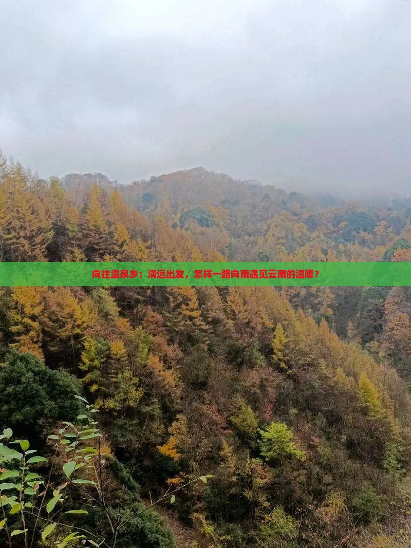 向往温泉乡：清远出发，怎样一路向南遇见云南的温暖？