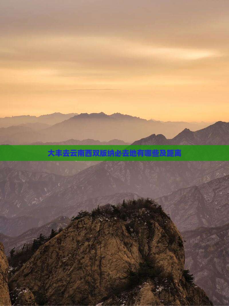 大丰去云南西双版纳必去地有哪些及距离