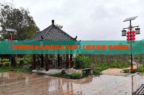 来宾去云南温泉五日游