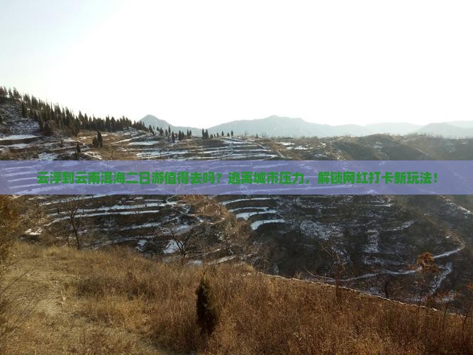 云浮到云南洱海二日游
