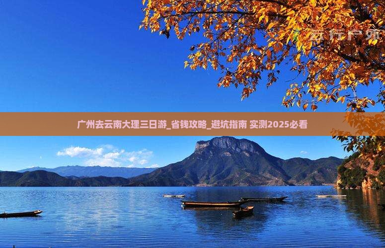 广州去云南大理三日游
