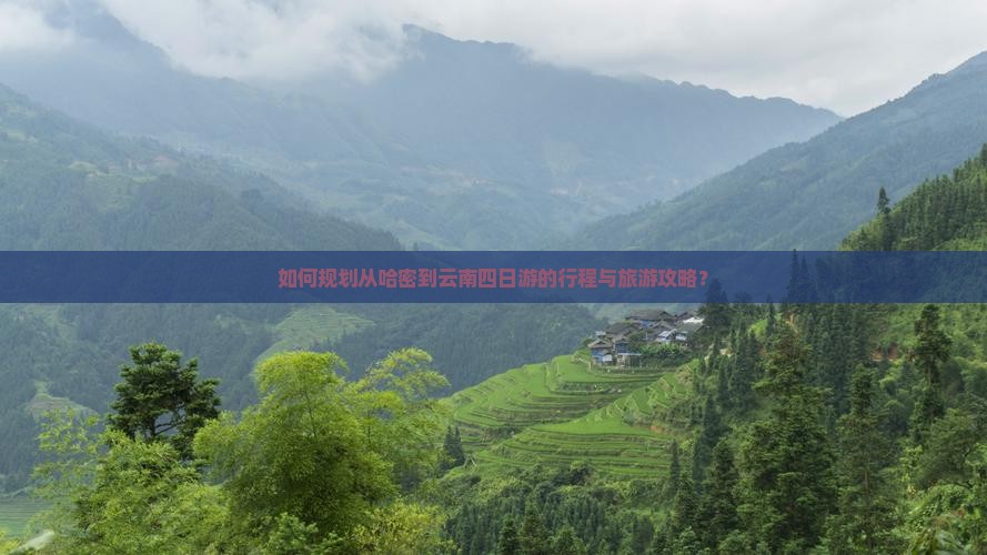 如何规划从哈密到云南四日游的行程与旅游攻略？