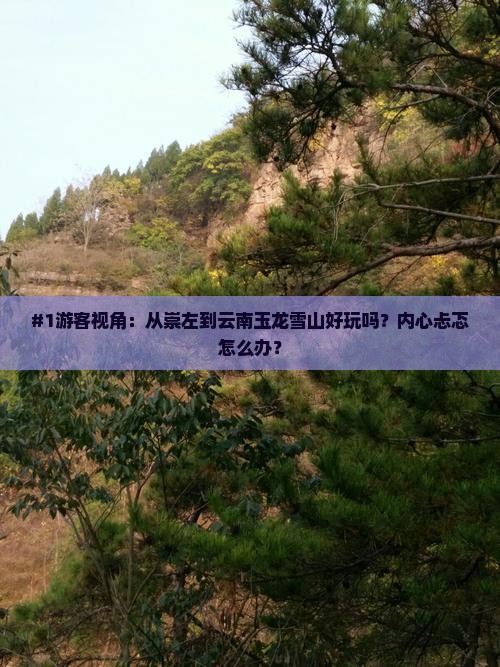 #1游客视角：从崇左到云南玉龙雪山好玩吗？内心忐忑怎么办？