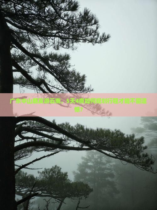 广东中山朋友游云南，5天4夜如何规划行程才能不留遗憾？