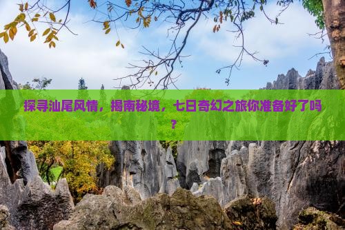探寻汕尾风情，揭南秘境，七日奇幻之旅你准备好了吗？