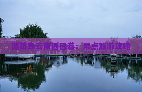 潍坊去云南四日游
